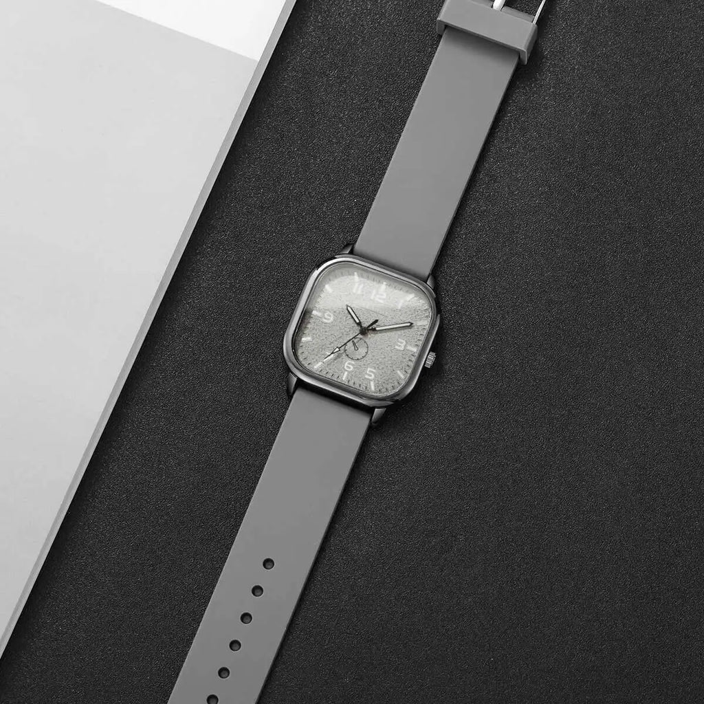 Relogio Fashion Square Women Grey